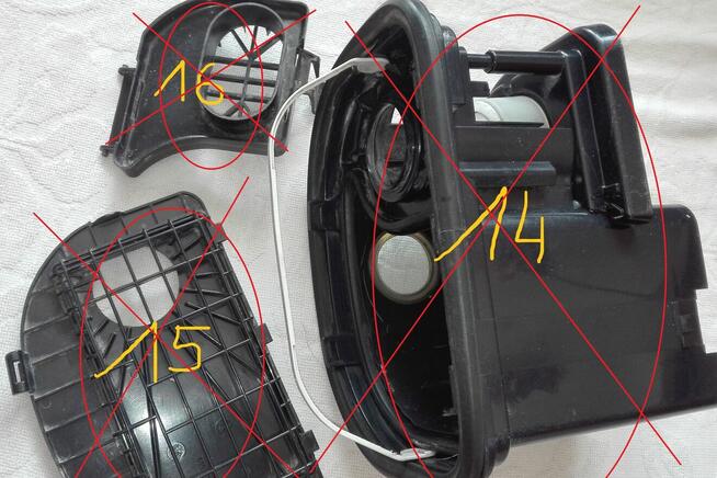 Zelmer Wodnik Trio typ 619.5.B51E-odkurzacz na części !