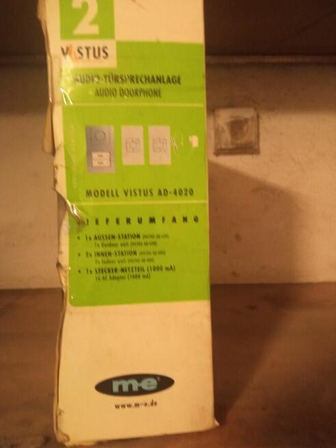 Sprzedam domofon dwurodzinny niemieckiej firmy VISTUS 4020