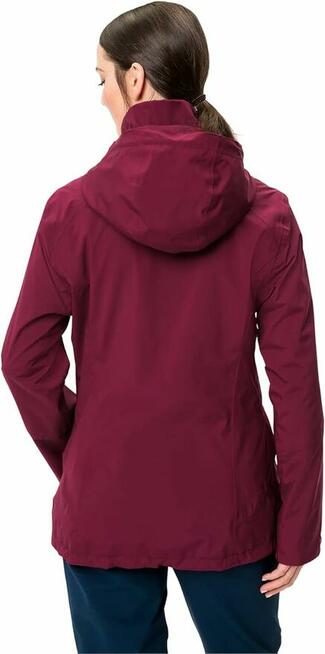 42 L Vaude ROSEMOOR 3w1 kurtka damska z polarem bordowa defe