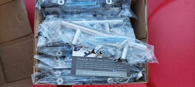 Alpine Hardware 25 sztuk uchwyty ze stali nierdzewnej