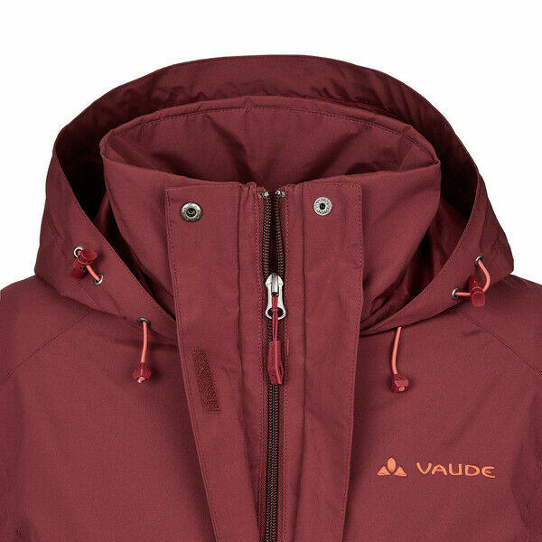 42 L Vaude ROSEMOOR 3w1 kurtka damska z polarem bordowa defe