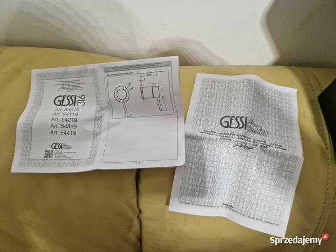 GESSI Excluzywna bateria podtynkowa