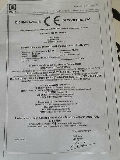 10 sztuk suwnice firmy OMIS