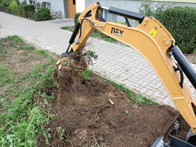 Usługi minikoparką, prace ziemne, wynajem mini koparki