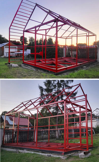 przenośna Konstrukcja stalowa domek kontenerowy, biuro, altana