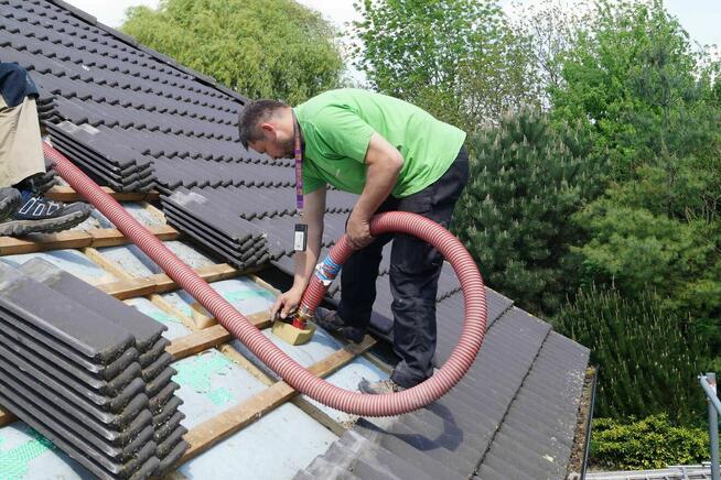 Wdmuchiwanie wełna drzewna steico celuloza ,