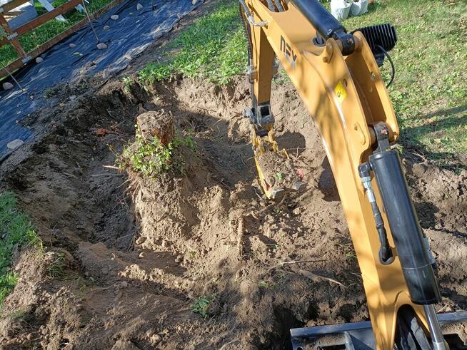 Usługi minikoparką, prace ziemne, wynajem mini koparki