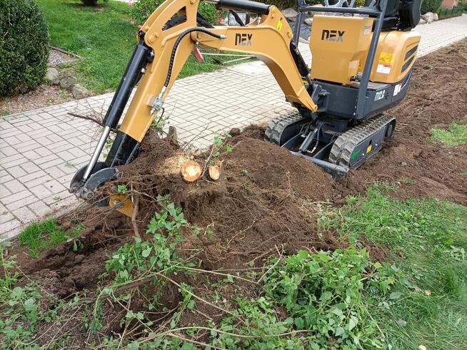 Usługi minikoparką, prace ziemne, wynajem mini koparki