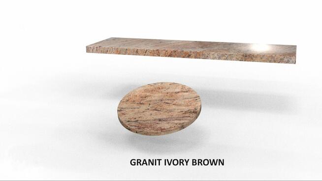 Parapety, blaty kuchenne i łazienkowe - granit, marmur
