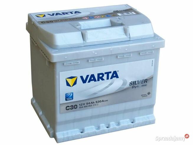 Akumulator VARTA Silver 54Ah 530A EN Bydgoszcz 532x565x156