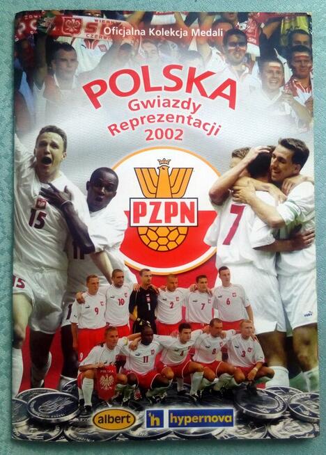 Album Medale Monety Zestaw Gwiazdy Reprezentacji Piłkarze