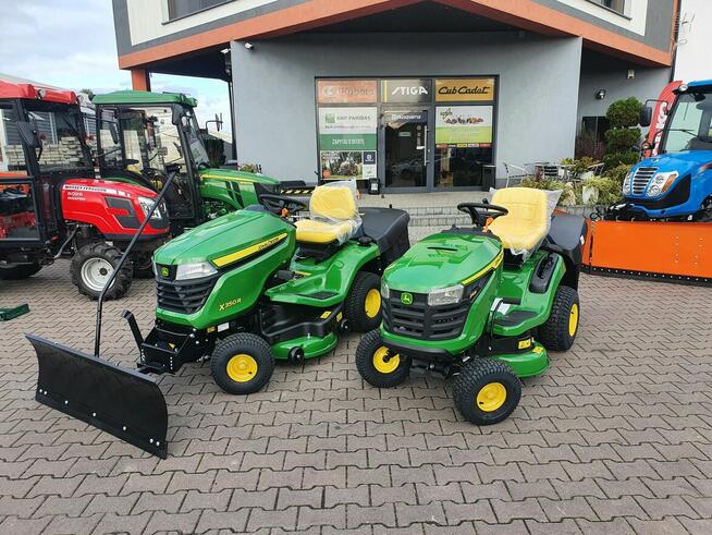 Kosiarka samojezdna traktor John Deere X350R Kawasaki 23KM