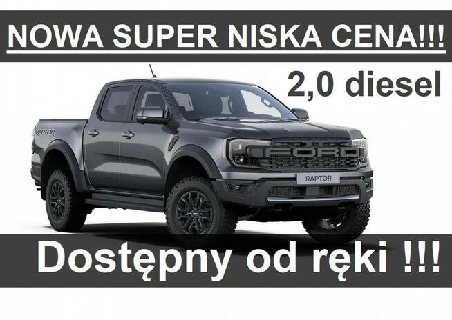 Ford Ranger Raptor Nowy Raptor 2 0 diesel 205KM Elektr Roleta Niska cena od reki 3155zł Szczecinek