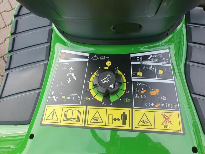 Kosiarka samojezdna traktor John Deere X350R Kawasaki 23KM