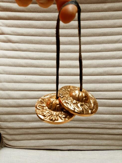 Dzwonki tybetańskie talerzowe Tingsha