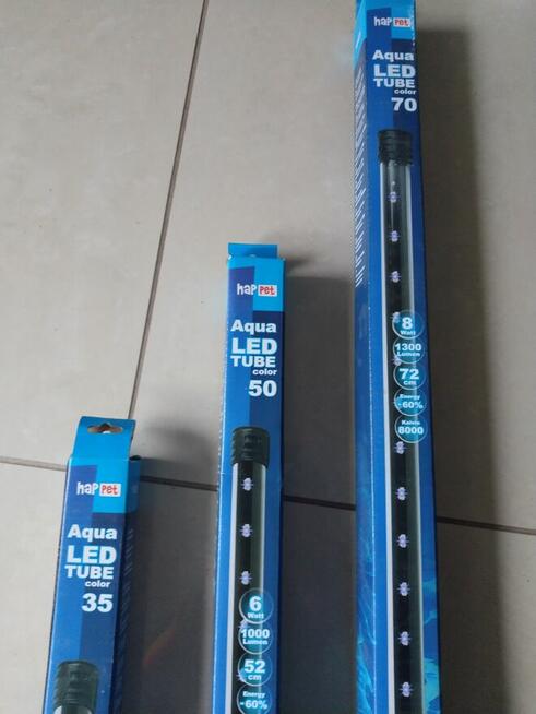 Oświetlenie colour LED do akwarium różne długości