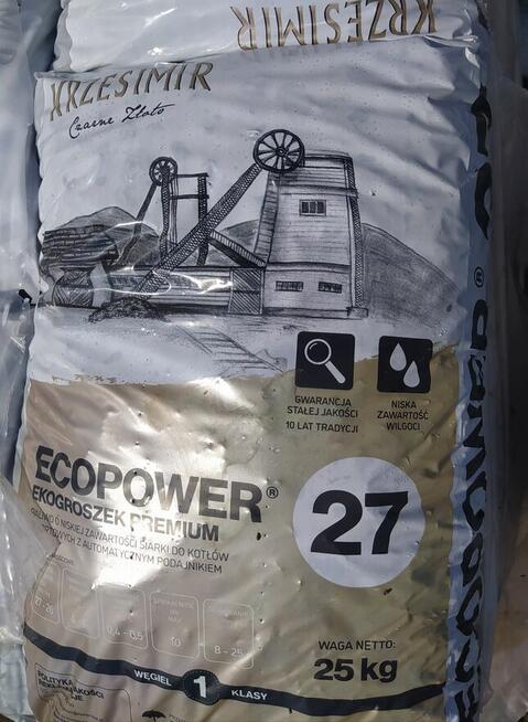 Węgiel ekogroszek ECOPOWER 27 Krzesimir