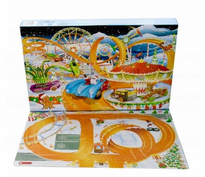 KALENDARZ ADWENTOWY Z POJAZDAMI HOT WHEELS DLA DZIECI
