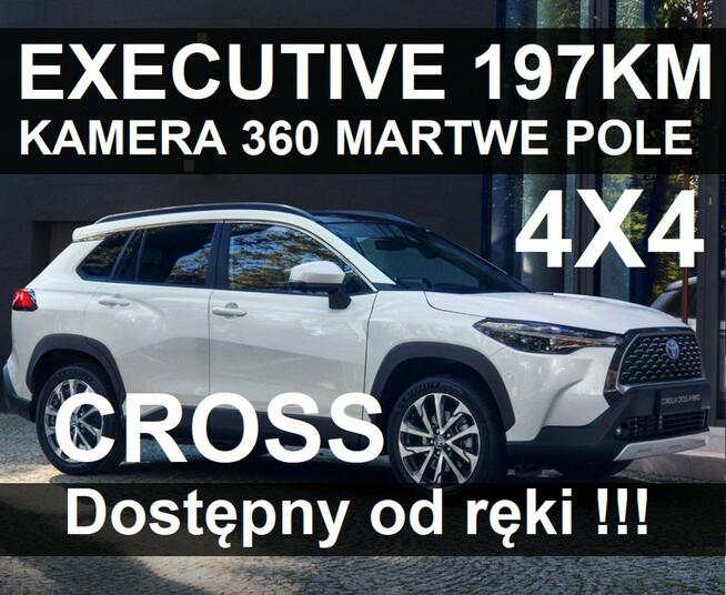 Toyota Corolla Cross Cross Hybryda 197KM Executive Kamera 360 Asyst. Park. Od ręki  2089 zł