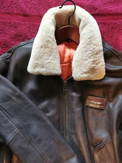 REDSKINS Oryginalna kurtka skórzana Pilotka XXXL JAK NOWA