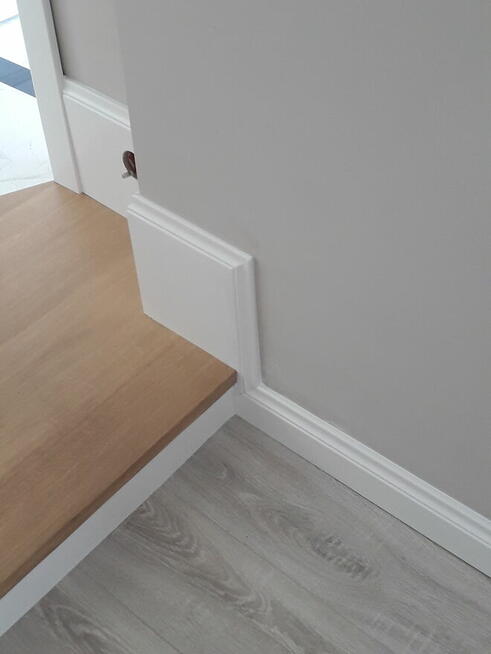 Stopnie schody trepy drewniane na beton