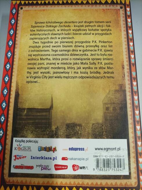 Sprawa tchórzliwego dezertera - Caroline Lawrence