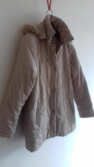 Kurtka damska z kapturem, beżowa, do sprzedania