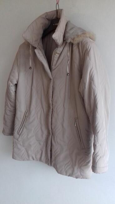 Kurtka damska z kapturem, beżowa, do sprzedania