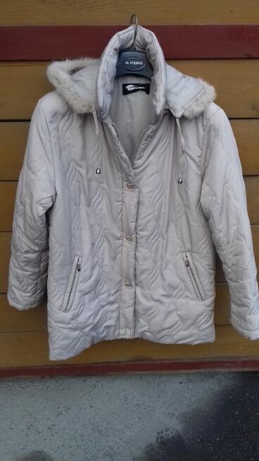 Kurtka damska z kapturem, beżowa, do sprzedania