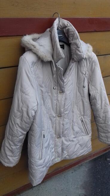 Kurtka damska z kapturem, beżowa, do sprzedania