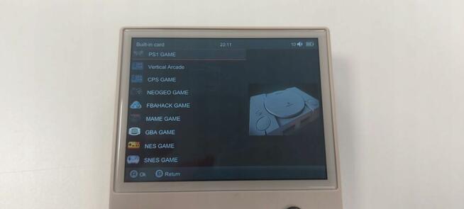 Super konsola przenośna retro gry z nintendo ps1