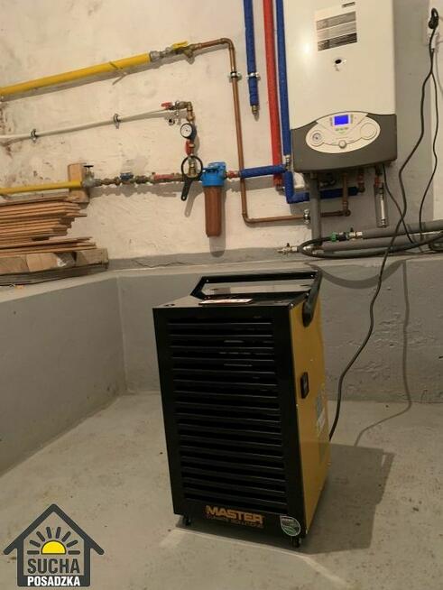 Osuszanie budynku, osuszanie po zalaniu, lokalizacja wycieku