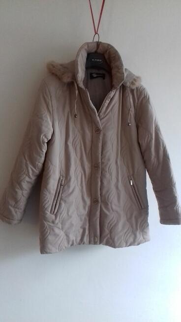 Kurtka damska z kapturem, beżowa, do sprzedania