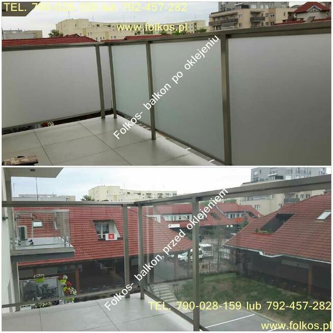 Folia na balkony Warszawa -Oklejamy balkony folią -Folie Wwa