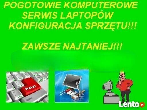 NAJTAŃSZY SERWIS NAPRAWA LAPTOPÓW ŁÓDŹ ZGIERZ PABIANICE ŁASK