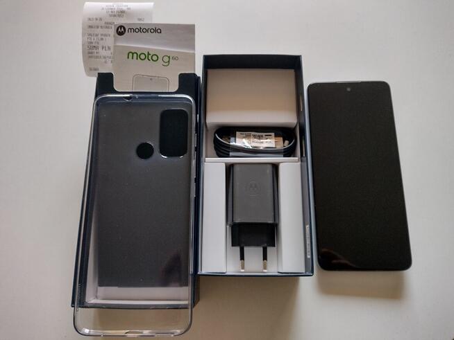 Smartfon gwarancja 2 lata, Motorola Moto G60, mocna bateria