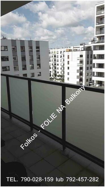 Folia na balkony Warszawa -Oklejamy balkony folią -Folie Wwa