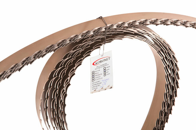 Piły taśmowe KORONET 35x1,1x4000 ROH - PRODUCENT