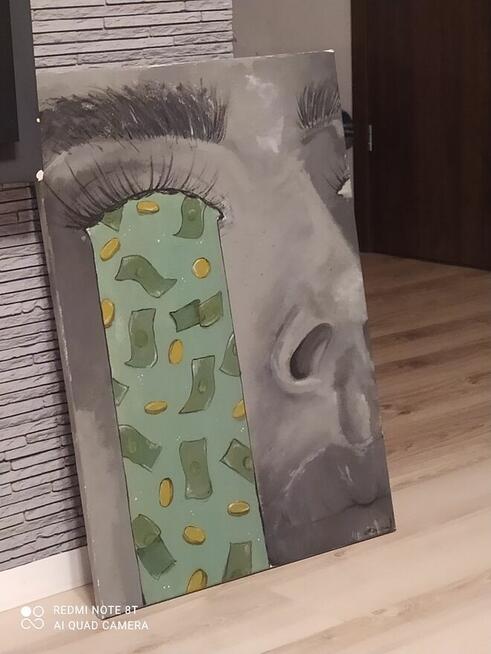 Obraz malowany na płótnie