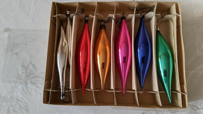 Bombki choinkowe Ozdoby PRL Vintage różne