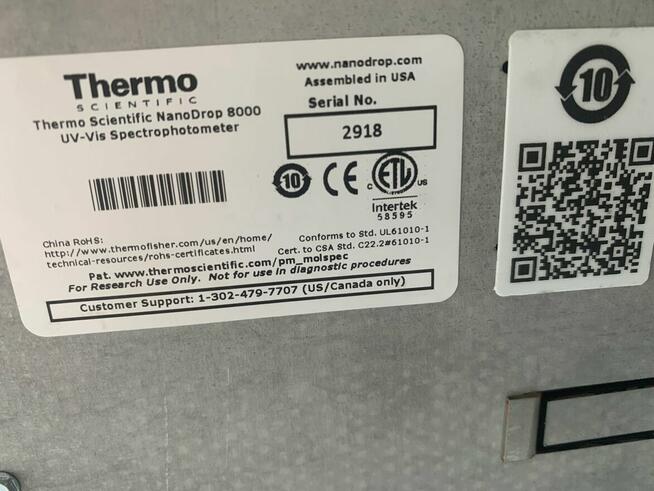 SPEKTROFOTMETR MODEL NANODROP 800