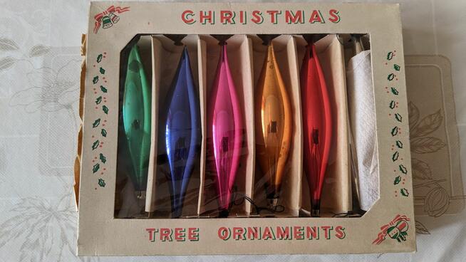 Bombki choinkowe Ozdoby PRL Vintage różne