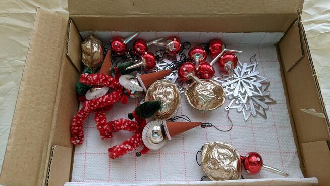 Bombki choinkowe Ozdoby PRL Vintage różne