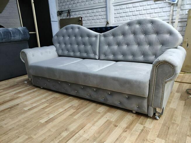 Sofa glamour 230 wygoda producent spanie 150x195
