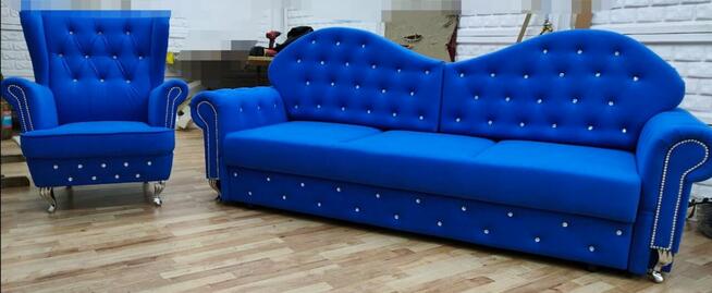 Sofa glamour 230 wygoda producent spanie 150x195