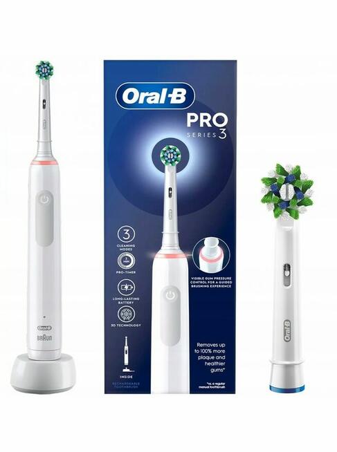 Szczoteczk elektryczna Oral-B PRO 3 3000 biała