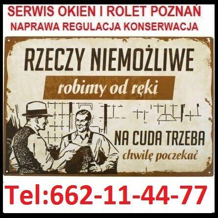 NAPRAWA OKIEN ROLET 662114477 BORÓWIEC KAMIONKI KÓRNIK