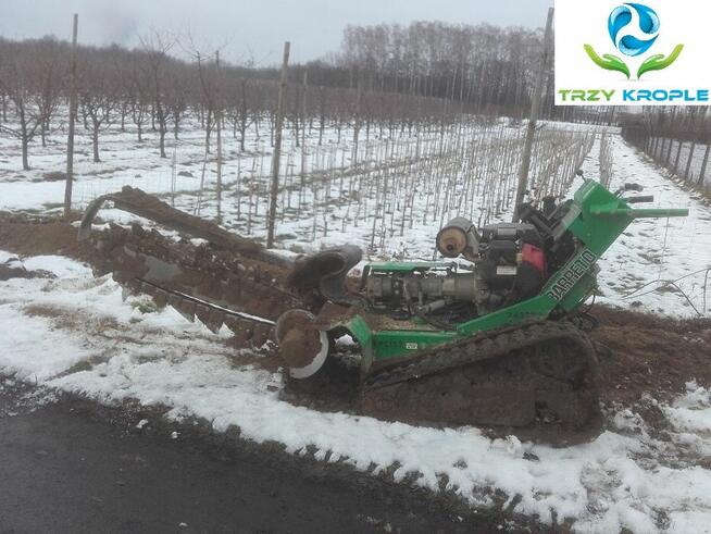 USŁUGA Koparka łancuchowa minikoparka wykop liniowy trencher