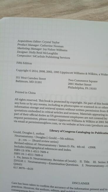 Neuroanatomy Douglas Gould