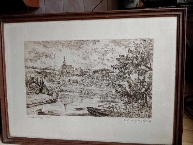 Stara rycina niemieckiego wykonawcy.